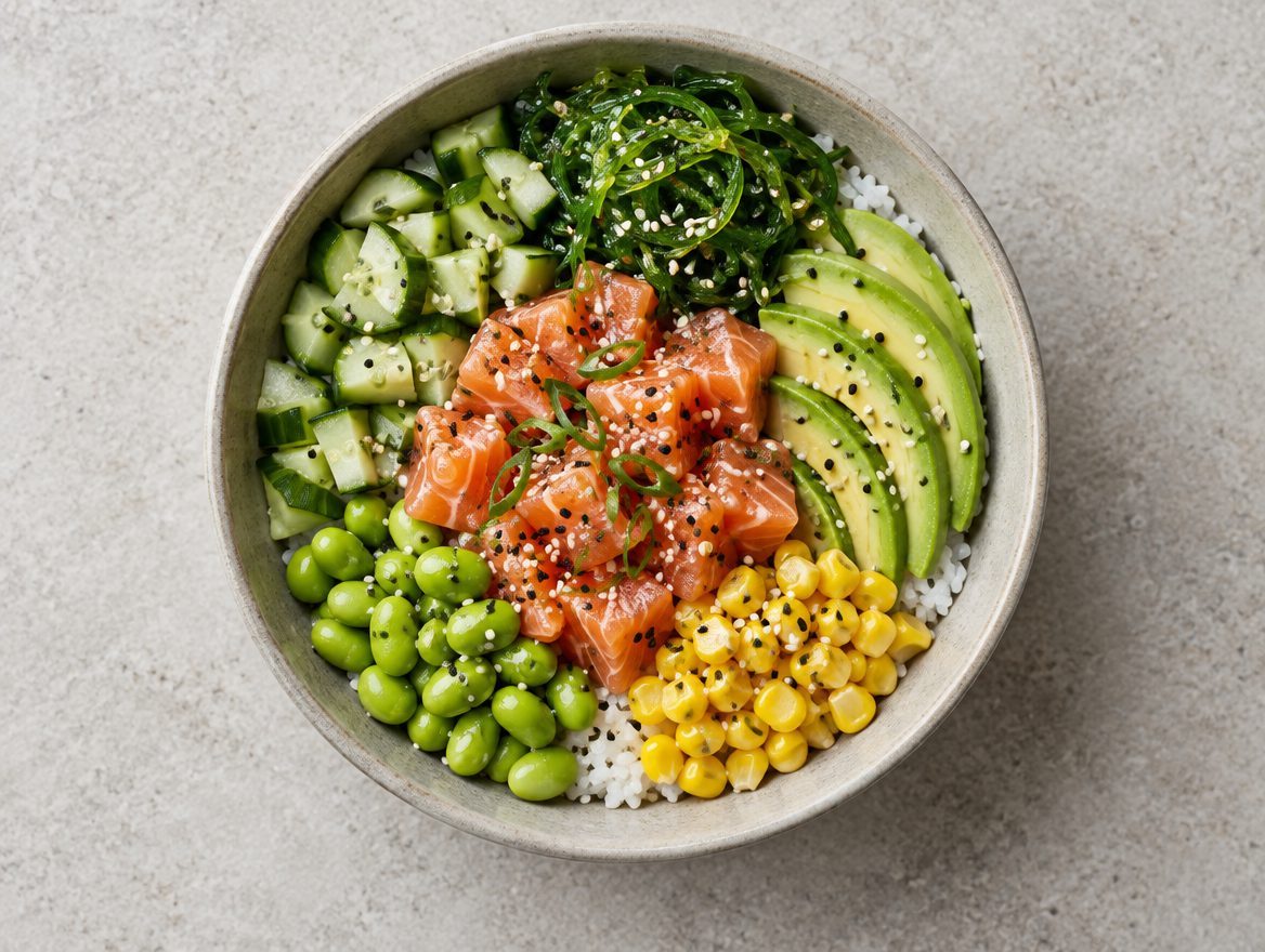 Zalm poke bowl