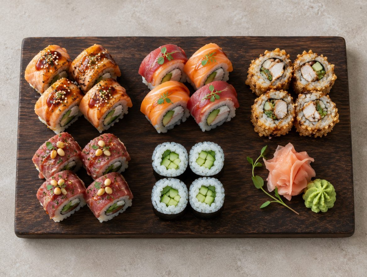 Sushi mix plate